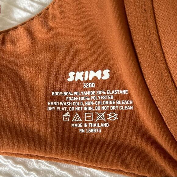 SKIMS Fits Everybody Push Up Demi Bra 32DD NWT - Picture 6 of 7